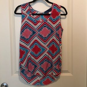 Tribal Print Blouse